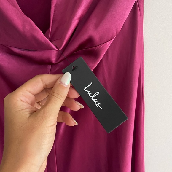 BNWT lulus magenta midi dress - Picture 7 of 8